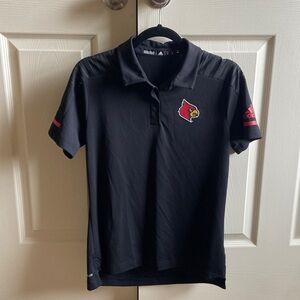 Louisville Cardinals adidas Polo - Black